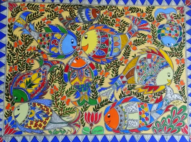 fishes_on-canvas_ 1